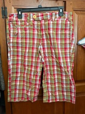 G1 Basic Goods Women’s Plaid Cotton Shorts 8 the awesome pockets!!!